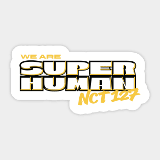 Kpop NCT 127 WE ARE SUPERHUMAN Sticker